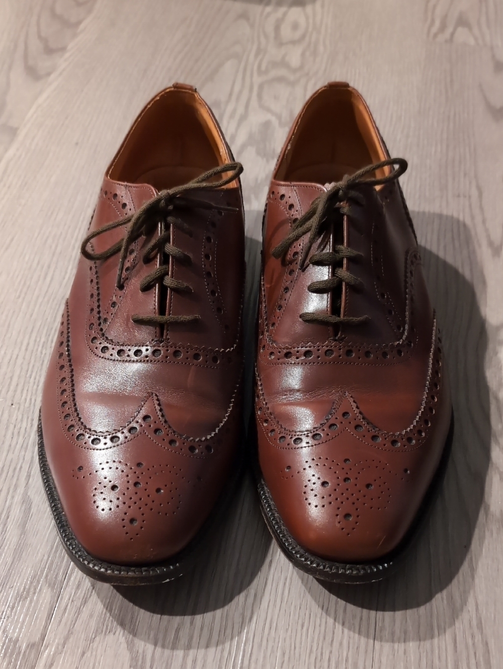 Great Condition Church's Brown Wingtip Brogue Derbys